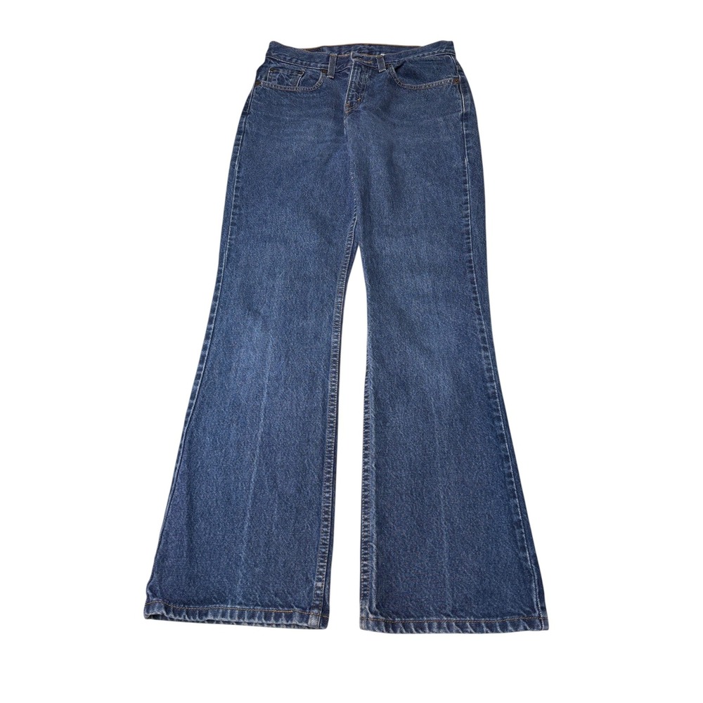 VTG 2002 Levis 515 Boot Cut Jeans Medium Wash‎ Blue Denim Pants Womens 8M 30x32